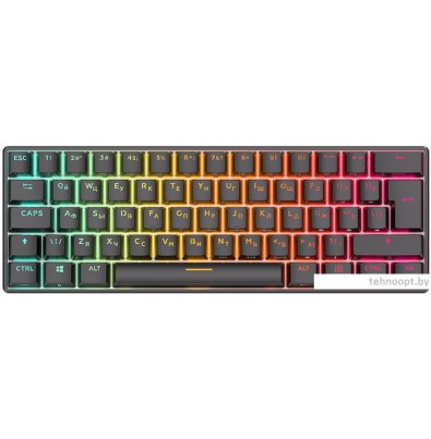 Клавиатура Royal Kludge RK61 New RGB (черный, RK Red)