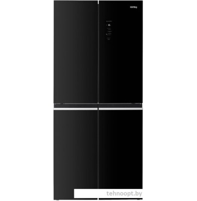 Четырёхдверный холодильник Korting KNFM 84799 GN