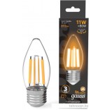 Светодиодная лампочка Gauss Filament Свеча 11W 810lm 2700К Е27 LED 1/10/50 103802111