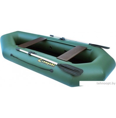 Гребная лодка Leader Компакт-240 ФС (зеленый)