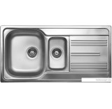 Кухонная мойка Ukinox Гранд GRL980.500 15GT8K-O (с сифоном)
