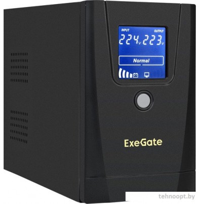 Источник бесперебойного питания ExeGate SpecialPro Smart LLB-1000.LCD.AVR.1SH.2C13.RJ.USB EX292788RUS