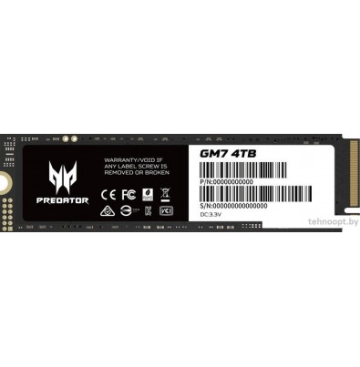SSD Acer Predator GM7 4TB BL.9BWWR.120