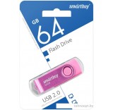 USB Flash SmartBuy Twist 64GB (розовый)