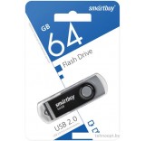 USB Flash SmartBuy Twist 64GB (черный)