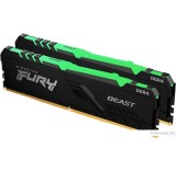 Оперативная память Kingston FURY Beast RGB 2x8ГБ DDR4 3600МГц KF436C17BB2AK2/16