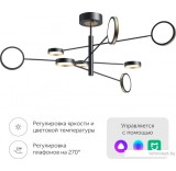 Люстра средней высоты Yeelight Arowana Chandelier C2103 YLDL029 (8 плафонов)