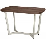 Кухонный стол Millwood Лофт Мюнхен Л 180x90x75 (дуб табачный Craft/металл белый)