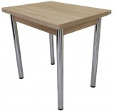 Кухонный стол СВД Юнио 80x60-120 012.Д2.Х (дуб сонома)