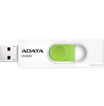 USB Flash ADATA UV320 512GB (белый/зеленый)