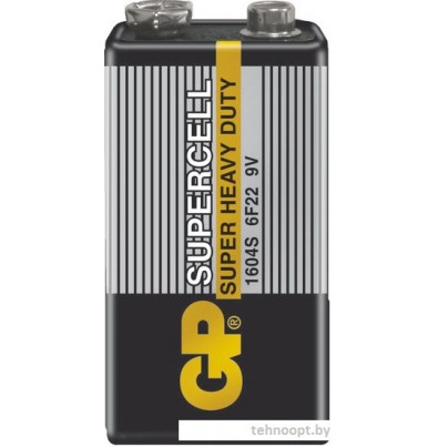 Батарейка GP Supercell 9V 6F22/1604S