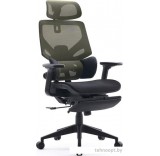 Кресло CACTUS CS-CHR-MC01-BK (черный/салатовый)