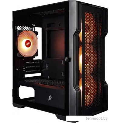 Корпус 1stPlayer Trilobite T3 ARGB T3-BK-4F2(AP)
