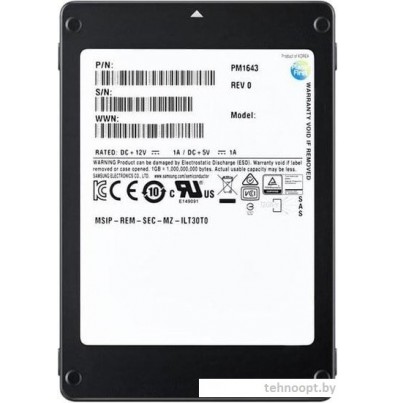 SSD Samsung PM1643a 800GB MZILT800HBHQ-00007