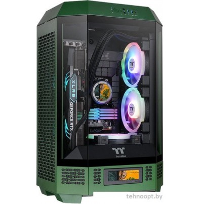 Корпус Thermaltake The Tower 300 Racing Green CA-1Y4-00SCWN-00