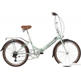 Велосипед Novatrack Aurora 3.6 24 2024 24FAURORA6S.BL4 (светло-бирюзовый)