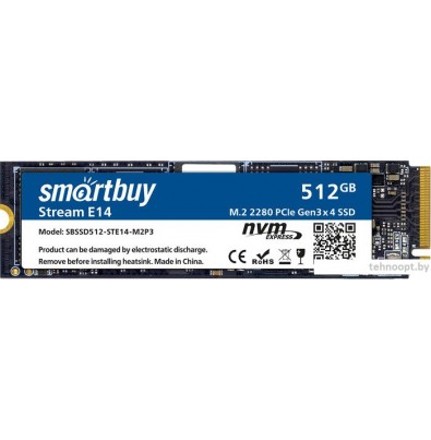 SSD SmartBuy Stream E14 512GB SBSSD512-STE14-M2P3