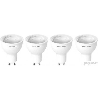 Светодиодная лампочка Yeelight Smart Bulb W1 YGYC0120005WTEU GU10 4.8 Вт (4 шт)