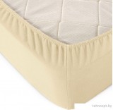 Постельное белье Alleri Трикотажная на резинке 70x200x20см (бежевый)