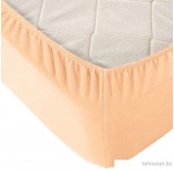 Постельное белье Alleri Трикотажная на резинке 70x200x20см (персик)