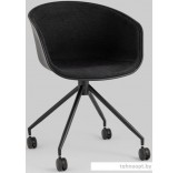 Кресло Stool Group LIBRA SL-7040ZB (рогожка черный/черный)