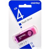 USB Flash SmartBuy Twist 4GB (розовый)