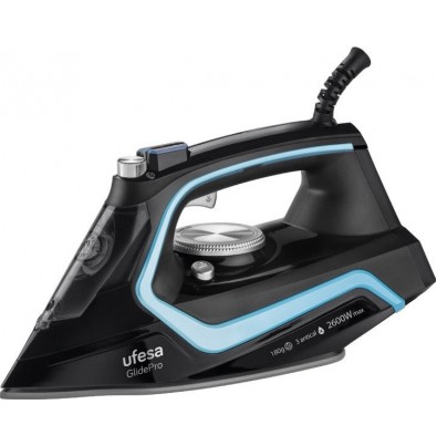 Утюг Ufesa PV2600 GlidePro (черный/голубой)