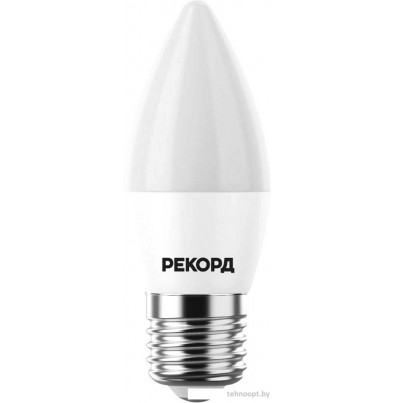 Светодиодная лампочка Рекорд LED B37 7W Е27 3000К