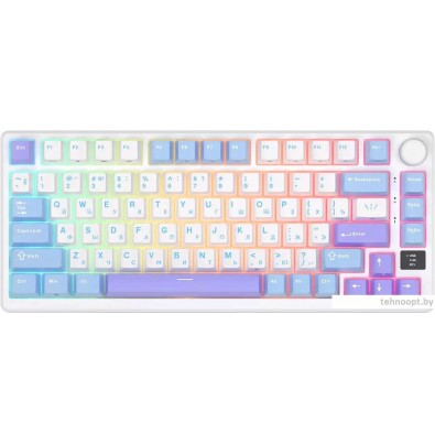 Клавиатура Royal Kludge RK-M75 RGB (Taro Milk, RK Silver)