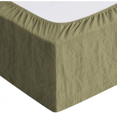 Постельное белье Бояртекс Мятка 90x200x30 (17-0627 олива)