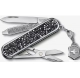 Мультитул Victorinox Classic Brilliant Crystal (черный/серебристый)