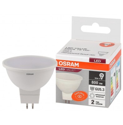 Светодиодная лампочка Osram GU5.3 10Вт 4000 К LVMR1675