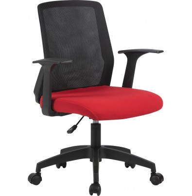 Офисное кресло CACTUS CS-MC222-BKRD (черный/темно-красный)