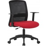 Офисное кресло CACTUS CS-MC333-BKRD (черный/темно-красный)
