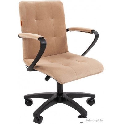 Офисное кресло CHAIRMAN 030 (ткань, Т-10 бежевый/пластик/ролик PU)