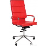 Офисное кресло CHAIRMAN 750 (экокожа, красный)