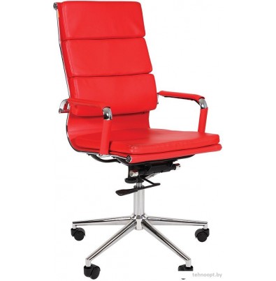 Офисное кресло CHAIRMAN 750 (экокожа, красный)