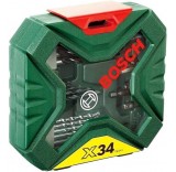 Набор торцевых головок и бит Bosch X-Line Classic 2607010608 34 предмета