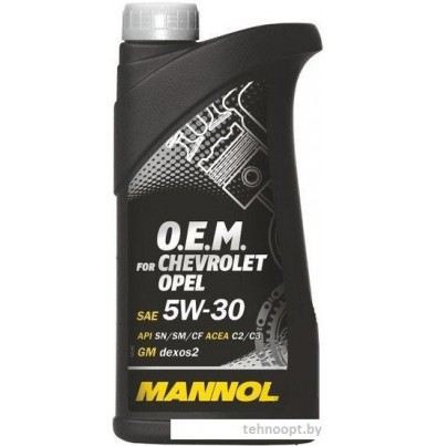 Моторное масло Mannol O.E.M. for chevrolet opel 5W-30 1л