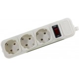 Сетевой фильтр ExeGate 3 розетки, 1.8 м, белый (SP-3-1.8W)