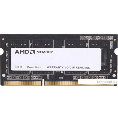 Оперативная память AMD 4GB DDR3 SO-DIMM PC3-12800 (R534G1601S1SL-UO)