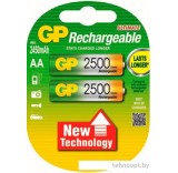 Аккумуляторы GP AA 2500mAh 2 шт. [250AAHC]