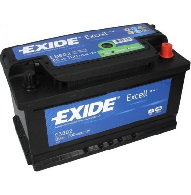 Автомобильный аккумулятор Exide Excell EB802 (80 А/ч)