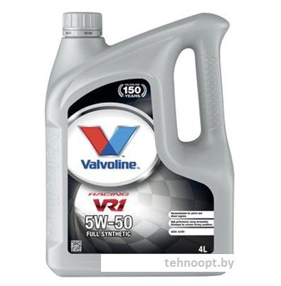 Моторное масло Valvoline VR1 Racing 5W-50 4л