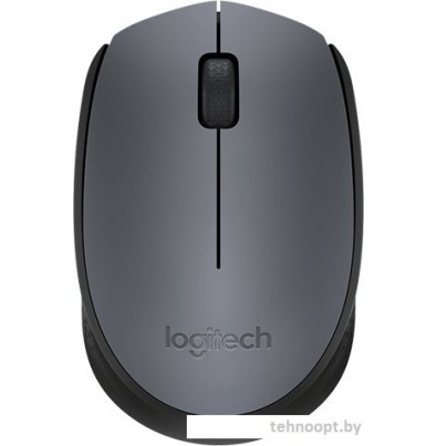 Мышь Logitech M170 Wireless Mouse Gray/Black [910-004642]